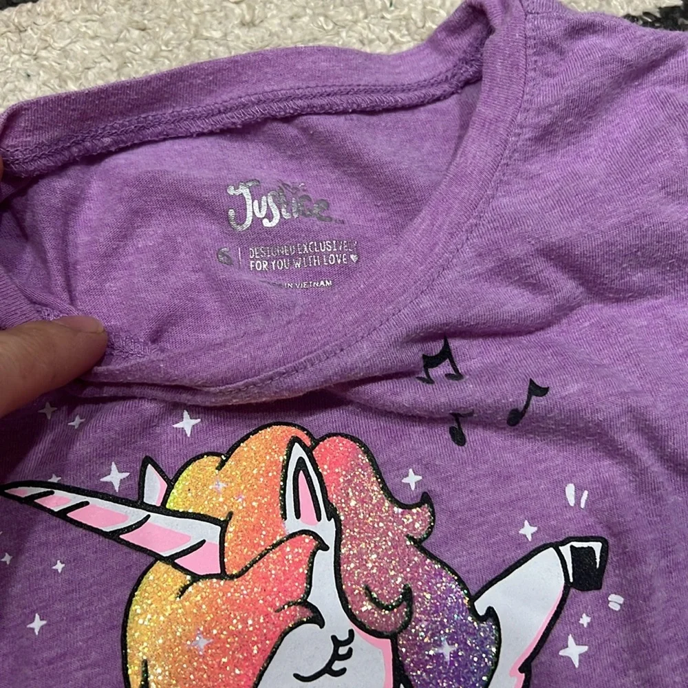 Justice unicorn shirt